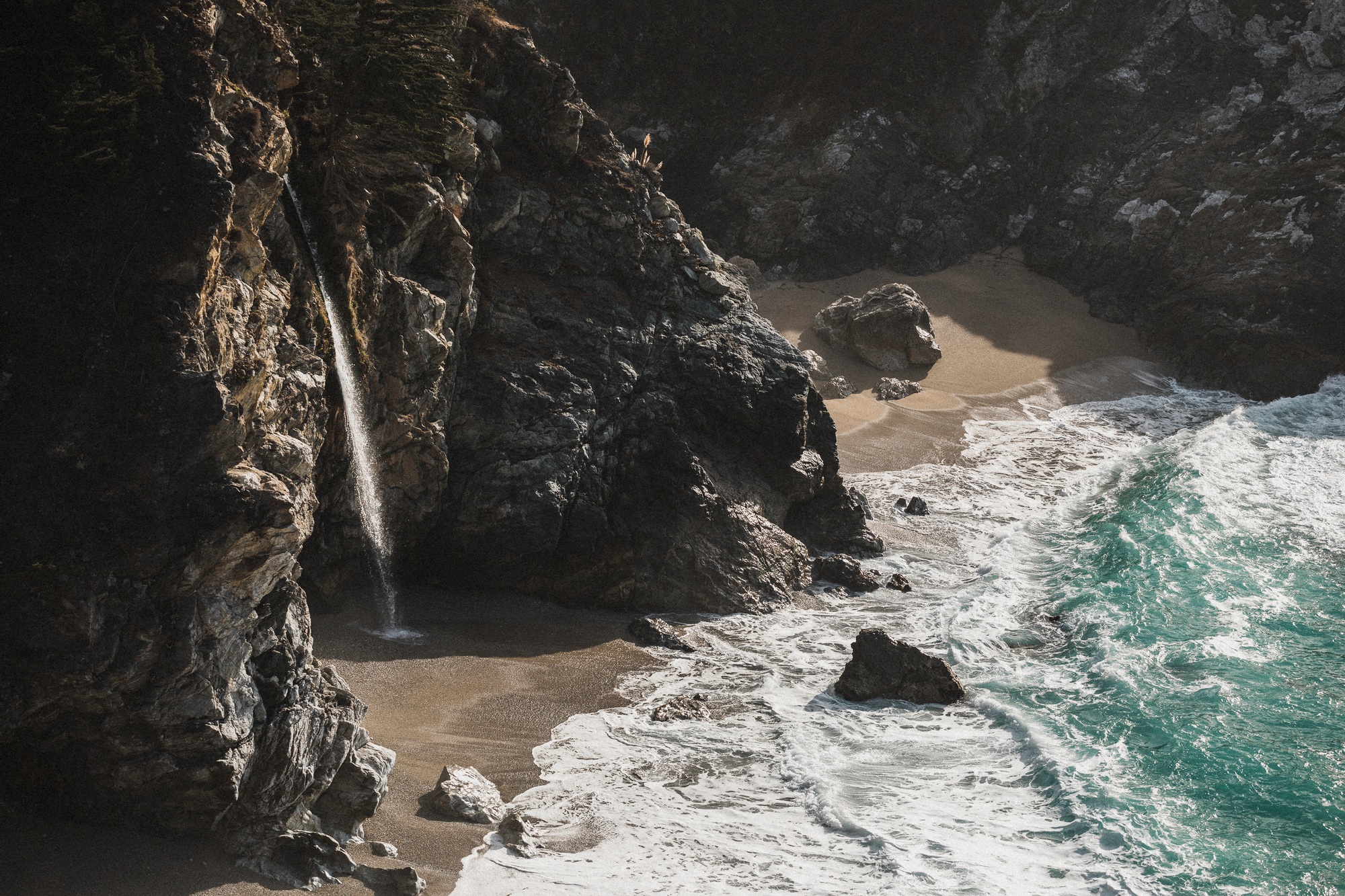 View of Big Sur coast in California, USA